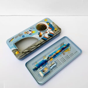 Steel Pencil Case with Tray | Large Size