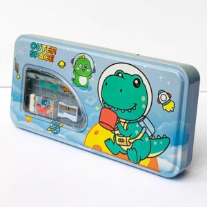 Steel Pencil Case with Tray | Large Size