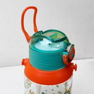 Dino Water Bottle – 650ml | With Handle & Adjustable Strap