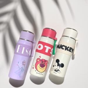 Disney Vacuum Insulated Stainless Steel Bottle with Cup Lid – 500ml