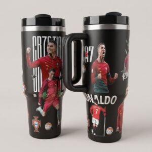 Ronaldo – The GOAT Insulated Travel Mug