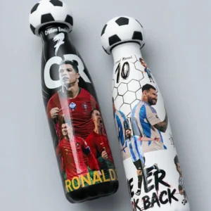 Football Theme Insulated Water Bottle