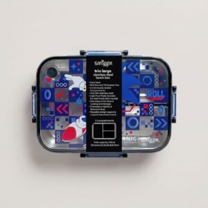 Smiggle Sonic the Hedgehog Stainless Steel Lunch Box
