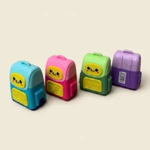 BackPack Buddy™ – 2-in-1 Eraser & Dual-Hole Sharpener