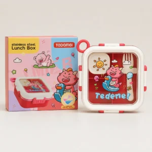 Stainless Steel 3-Compartment Bento Lunch Box